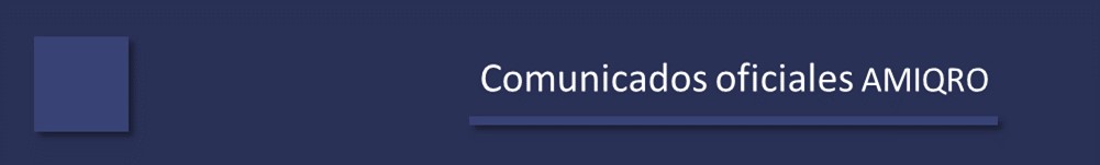 Comunicados oficiales AMIQRO